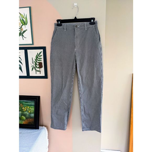 RVCA Pants - RVCA High Rise Houndstooth Casual Trouser